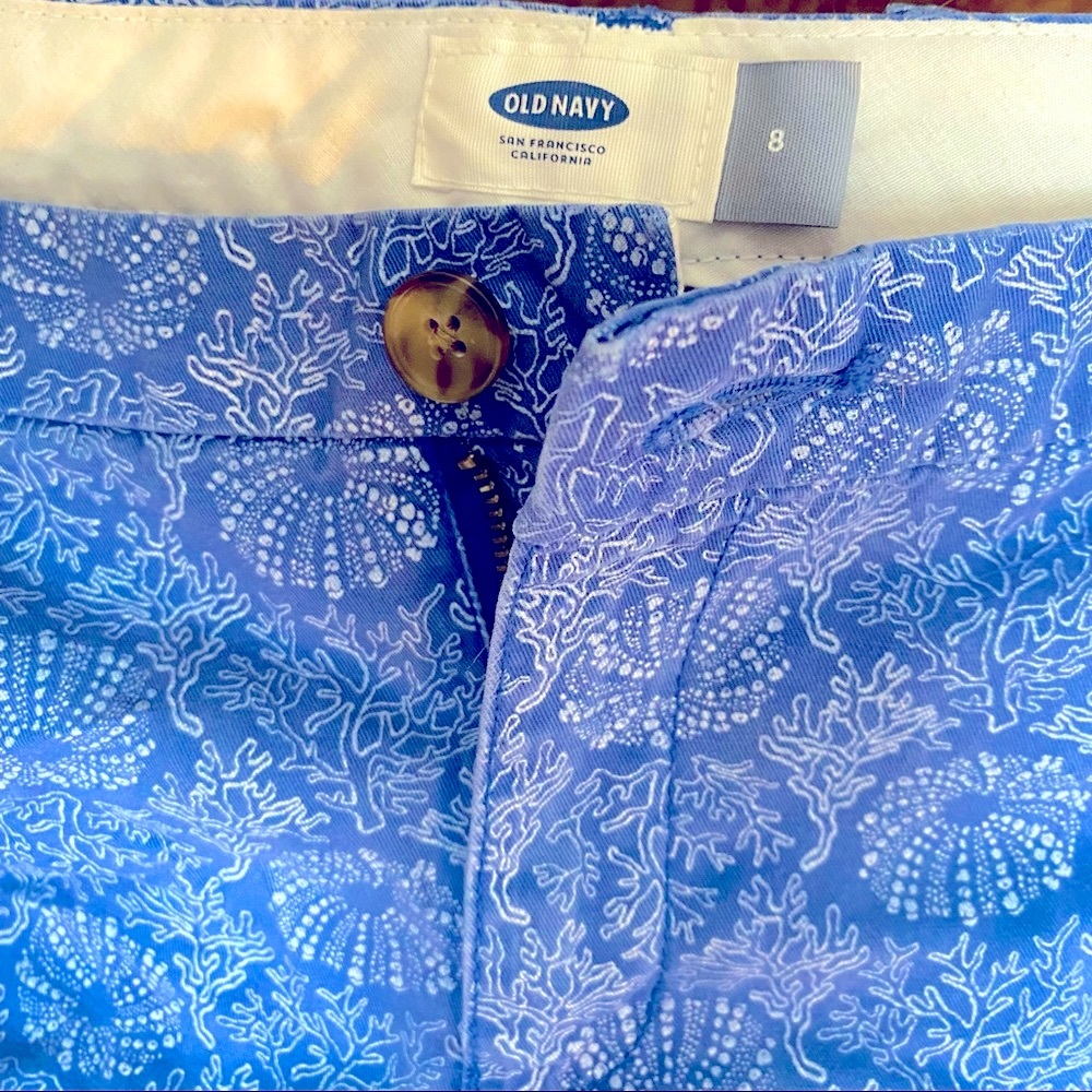 Shorts • Old Navy Nautical Shorts. Size: 8